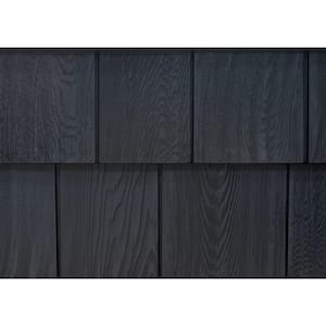 6-1/2 in. x 60-1/2 in. Rustic Slate Engineered Rigid PVC Shingle Panel 5 in. Exposure (24-Per Box)