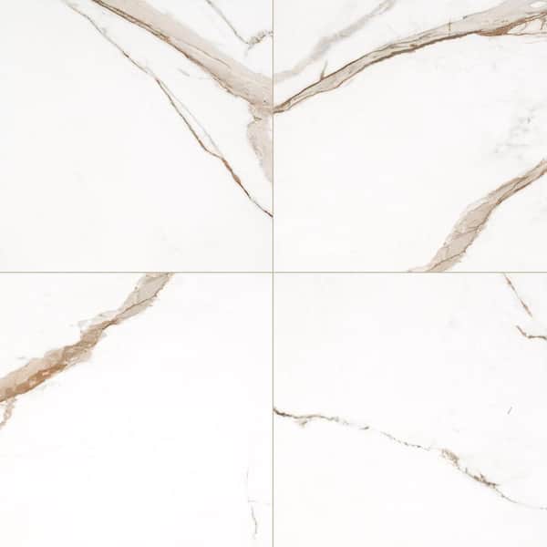 MSI Michella Marbella 24 in. x 24 in. Matte Porcelain Marble Look Floor and Wall Tile (11.63 sq. ft./Case)