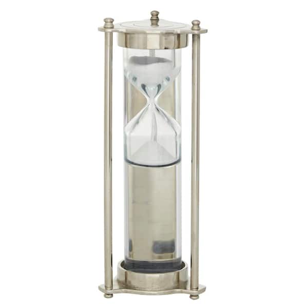 Litton Lane Silver Aluminum Contemporary Timer