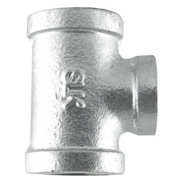 STZ 1 in. x 1 in. x 1/2 in. Galvanized Iron Reducing Tee