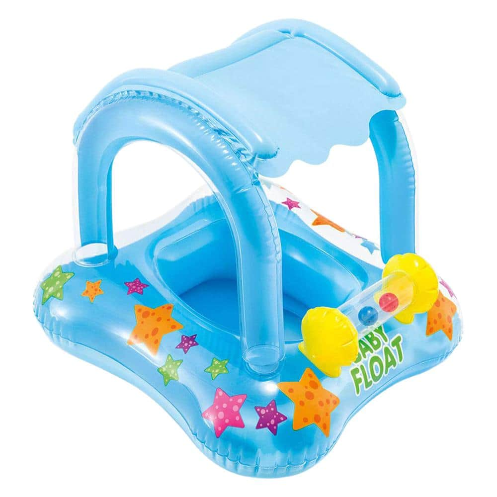 Intex My Baby Float Inflatable Swimming Pool Kiddie Tube Raft 56581EP - The  Home Depot