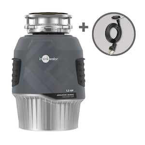 Evolution 1HP Garbage Disposal, EZ Connect Continuous Feed Food Waste Disposer with EZ Connect Power Cord Kit
