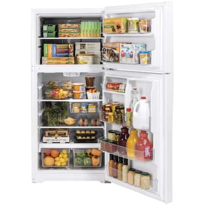 21.9 cu. ft. Top Freezer Refrigerator in White