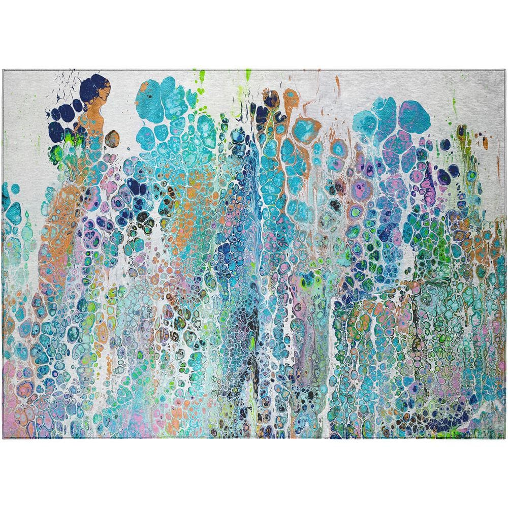 Karina Multi 1 ft. 8 in. x 2 ft. 6 in. Geometric Indoor/Outdoor Area Rug price history on PriceWatchPro