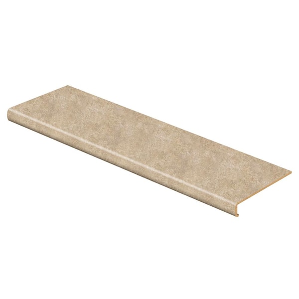 Cap A Tread Breezy Stone 47 in. L x 12-1/8 in. D x 2-3/16 in. H Vinyl to Cover Stairs 1-1/8 in. T to 1-3/4 in. T