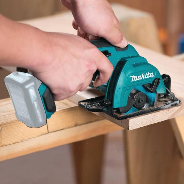 Makita 12V max CXT Lithium-Ion 3-3/8 in. Cordless Circular Saw (Tool-Only)  SH02Z The Home Depot