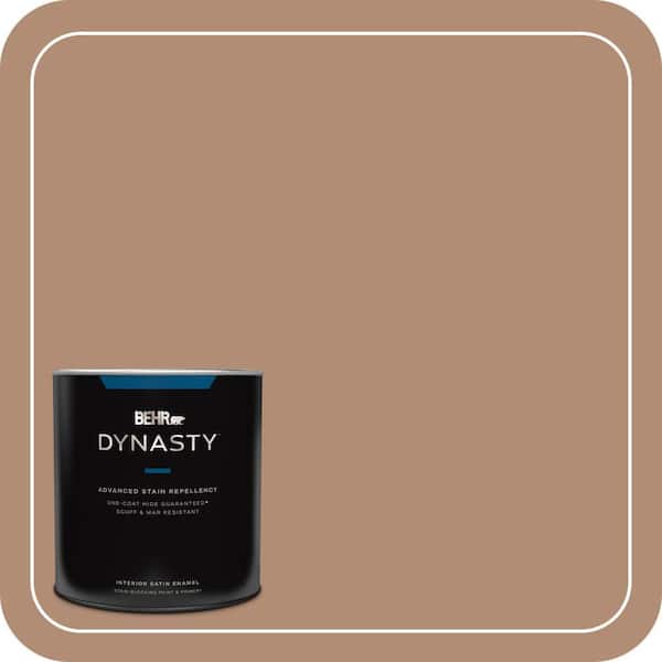 BEHR DYNASTY 1 qt. #ECC-63-3 Homeland Satin Enamel Interior Stain-Blocking Paint & Primer