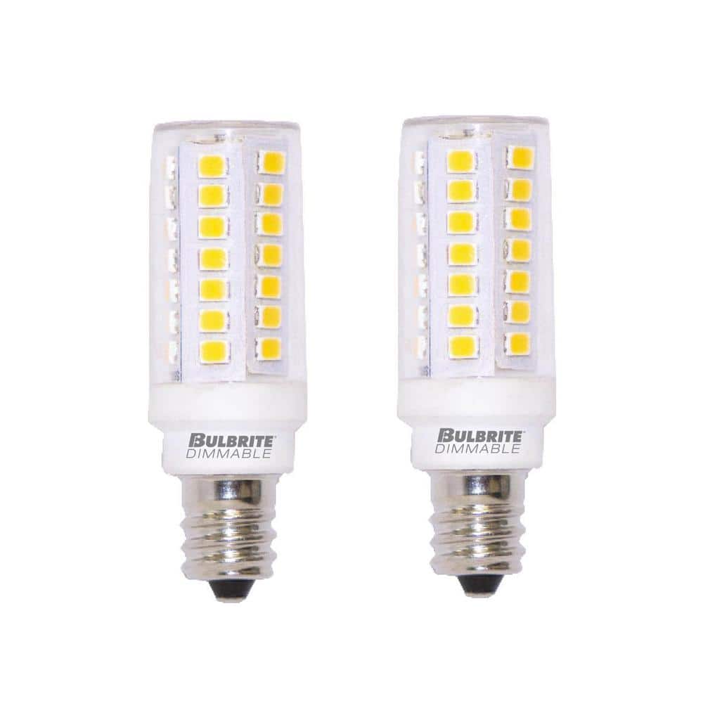 60 - Watt Equivalent Warm White Light T6 (E11) Mini-Candelabra Screw, Dimma