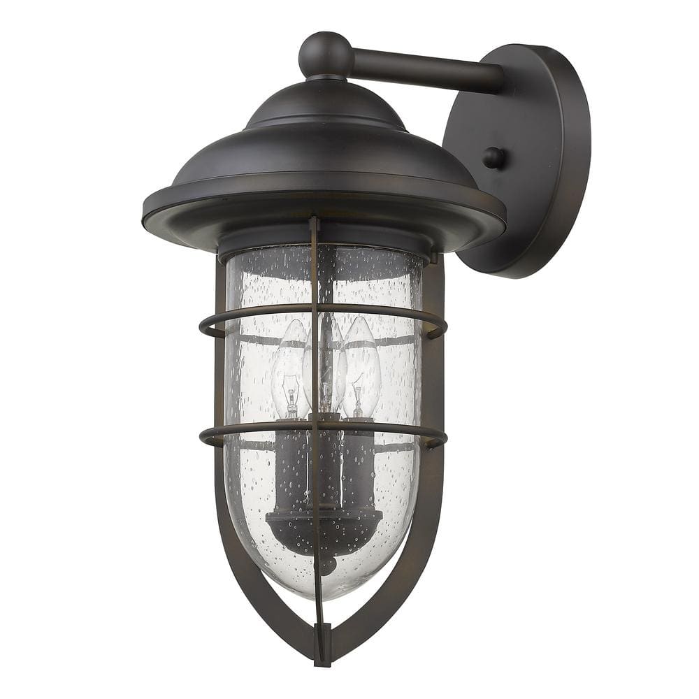Dylan 3-Light Oil-Rubbed Bronze Outdoor Wall Light price history on PriceWatchPro
