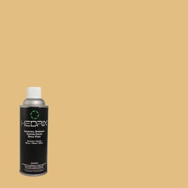 Hedrix 11 oz. Match of 320D-4 Arizona Tan Semi-Gloss Custom Spray Paint (2-Pack)