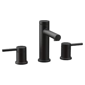 Align 8 in. Widespread 2-Handle Bathroom Faucet Trim Kit in Matte Black (Valve Not Included)