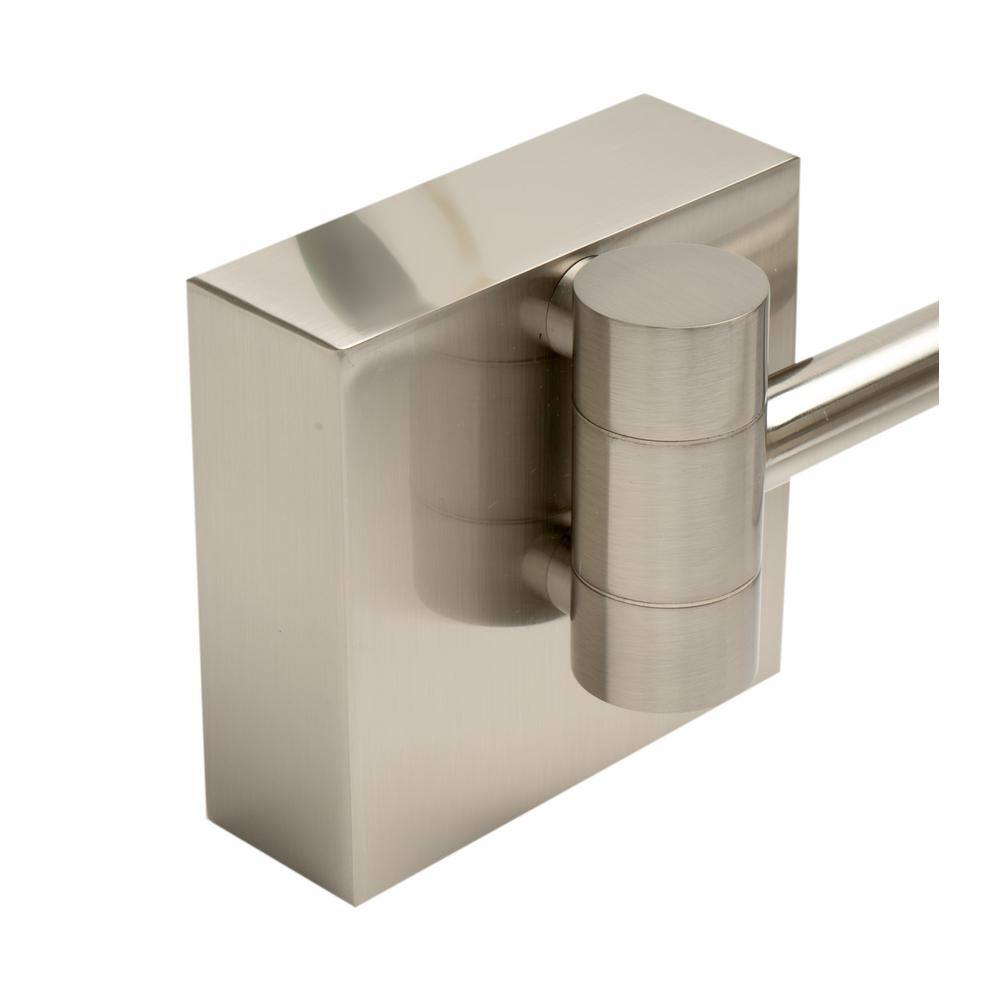 Brushed Nickel LED Wall Mounted Magnifying Mirror