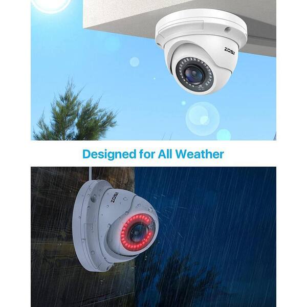 ZOSI ZM4285D 5MP PoE Wired IP Security Camera Only Compatible with
