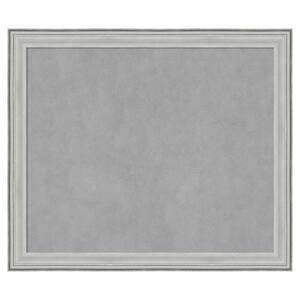 Bel Volto Silver 27 in. x 23 in. Framed Magnetic Board