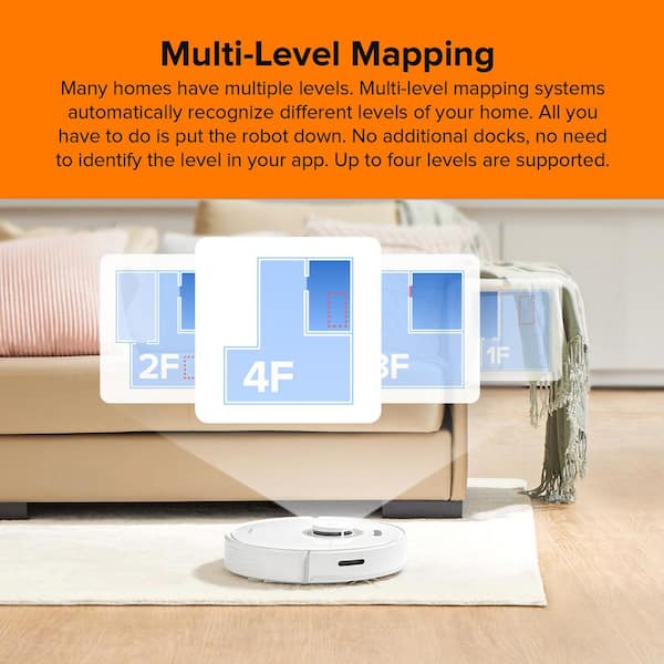 Roborock Q7 Max Cordless Robot Vacuum And Mop With Lidar Navigation  App-controlled Mopping White : Target