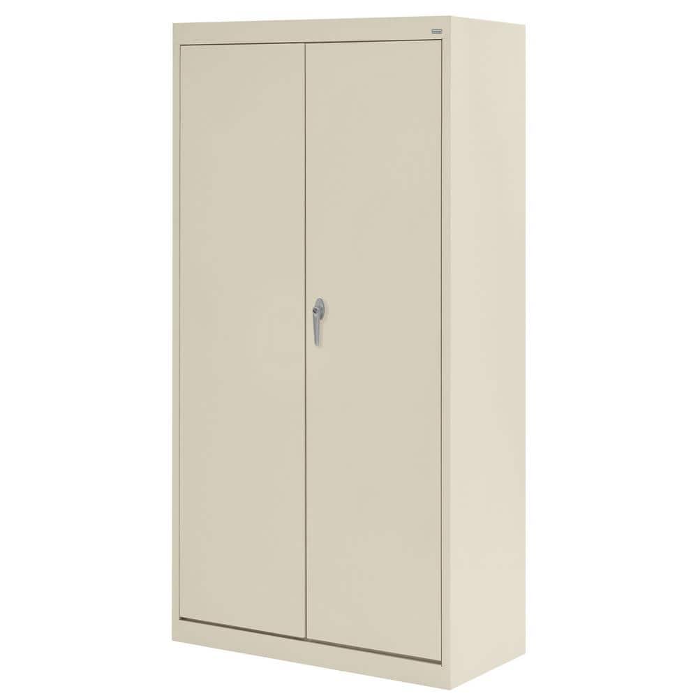 Putty Steel Lockable Freestanding Office Storage Cabinet