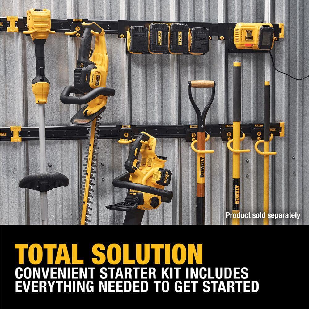DEWALT Black and Yellow 14-Piece Wall Mount Tool Organizer Kit