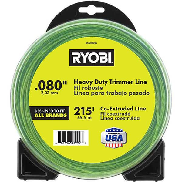 RYOBI 0.080 in. Premium Spiral Bulk Line