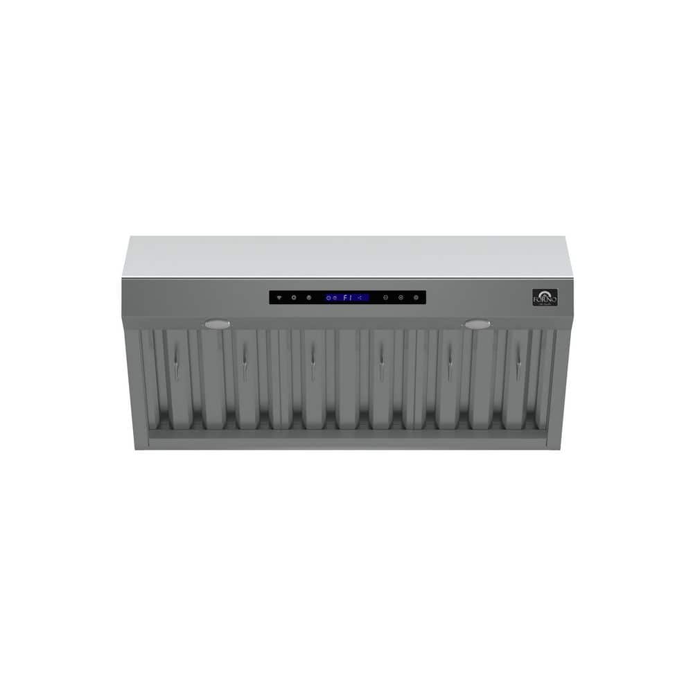 Palazzo 36 in. Ducted Wall Mounted Range Hood in Stainless Steel, 500 CFM