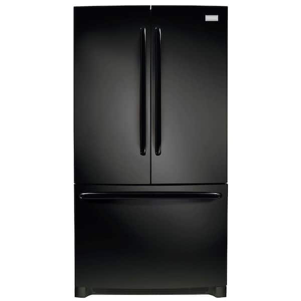 Frigidaire 27.6 cu. ft. Non-Dispenser French Door Refrigerator in Black