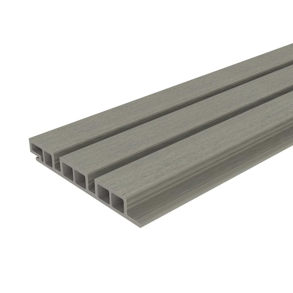 NewTechWood European Siding System 7.7 in. x 192 in. Composite Belgian Board Siding in Roman Antique (10-Piece)