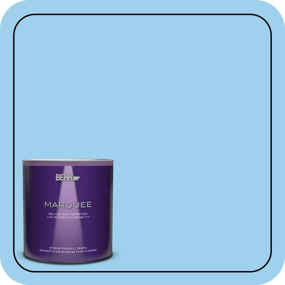 1 qt. #P500-3 Spa Blue Eggshell Enamel Interior Paint & Primer price history on PriceWatchPro