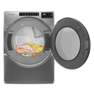 7.4 cu. ft. Vented Electric Dryer in Chrome Shadow