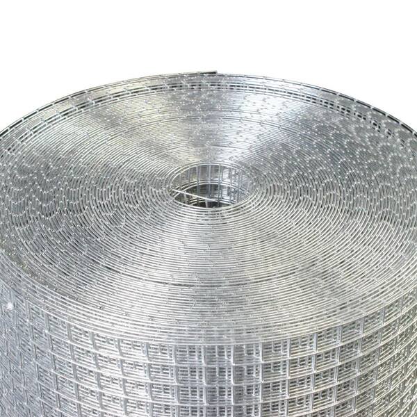 Bybafun 100-ft x 3-ft 23-Gauge Silver Metal Hardware Cloth Rolled Fencing with Mesh Size 1/4-in x 1/4-in