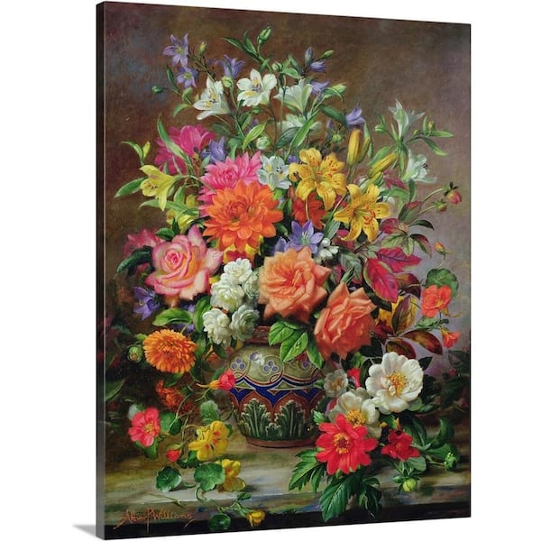 GreatBigCanvas "September Flowers, Symbols of Hope and Joy" by Albert Williams Canvas Wall Art