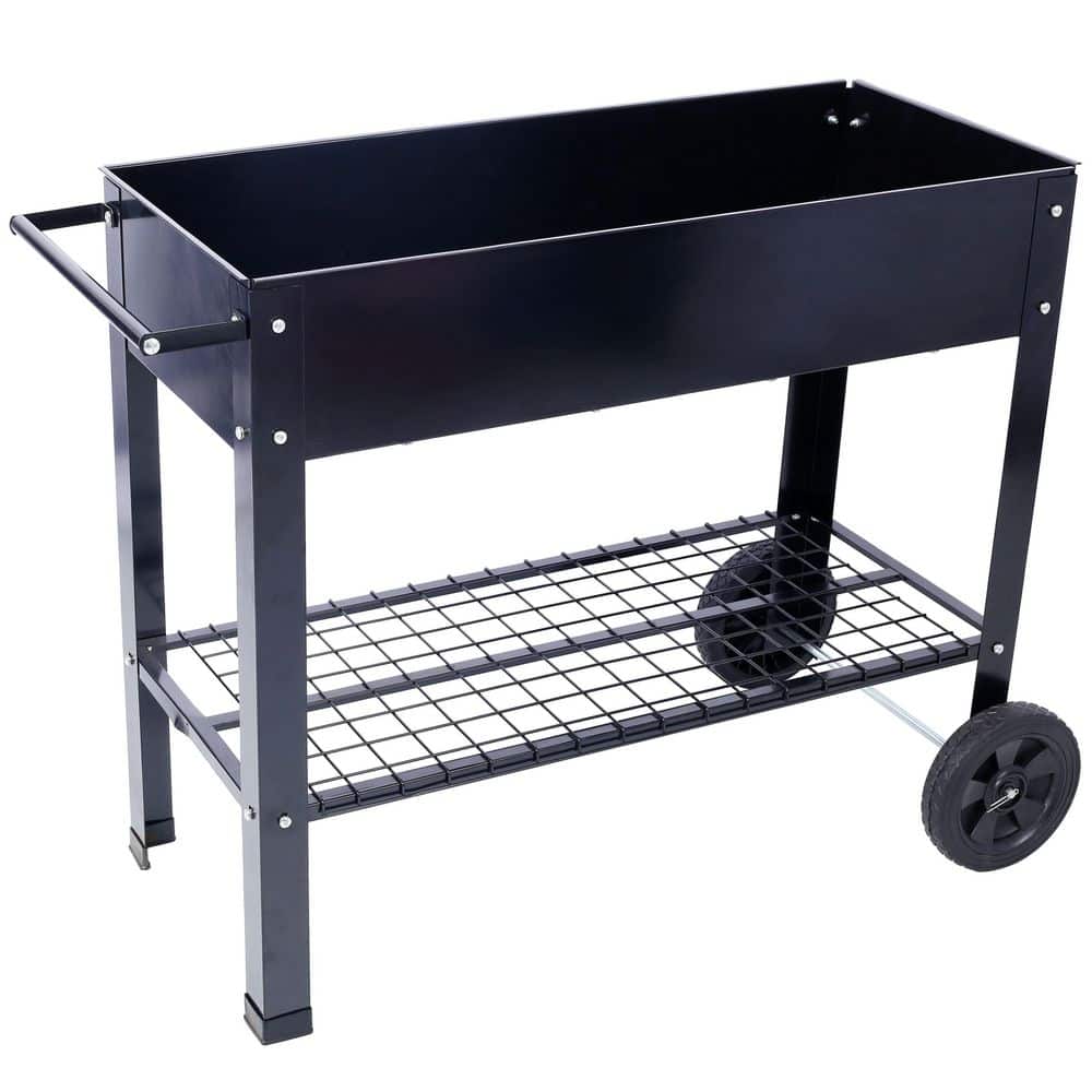 Ami 35.4 in. L x 15.7 in. W x31. 5 in. H Black Steel Raised Garden Bed price history on PriceWatchPro