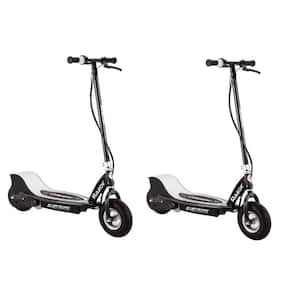 Adult RideOn 24-Volt High-Torque Electric Powered Scooter, Black (2-Pack)