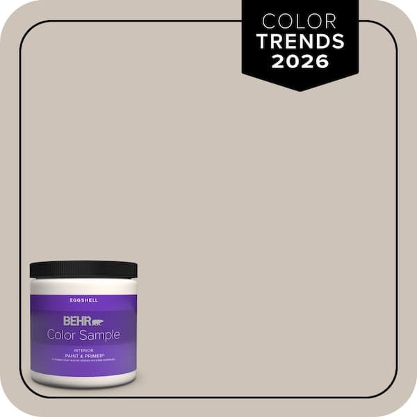 BEHR PREMIUM PLUS 8 oz. #720C-3 Wheat Bread Eggshell Enamel Interior Paint & Primer Color Sample