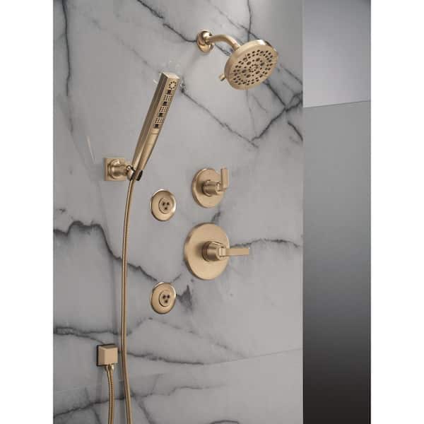 Delta Lineax Gold 6-Setting 1-Handle Diverter Trim Kit in