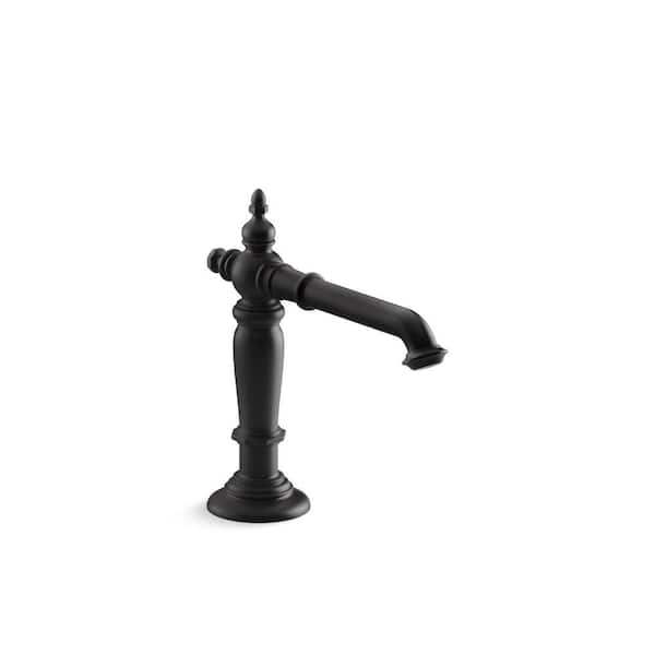 KOHLER Artifacts with Column Design Widespread Bathroom Sink Spout 72760BL The Home Depot