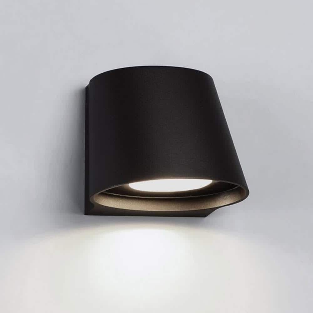 Mod LED Dimmable Outdoor Wall Light in Dramatic Bronze