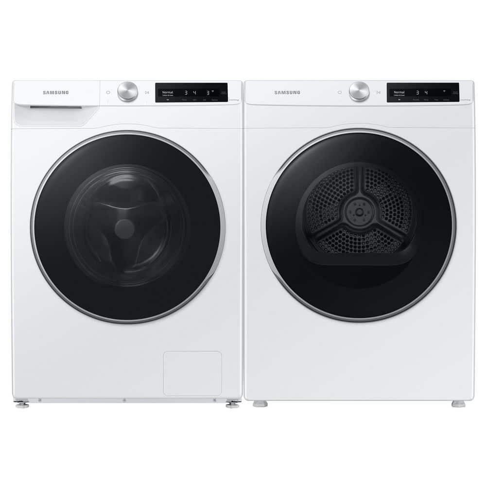 Samsung 4.0 cu. ft. White Smart Electric Dryer with AI Dial