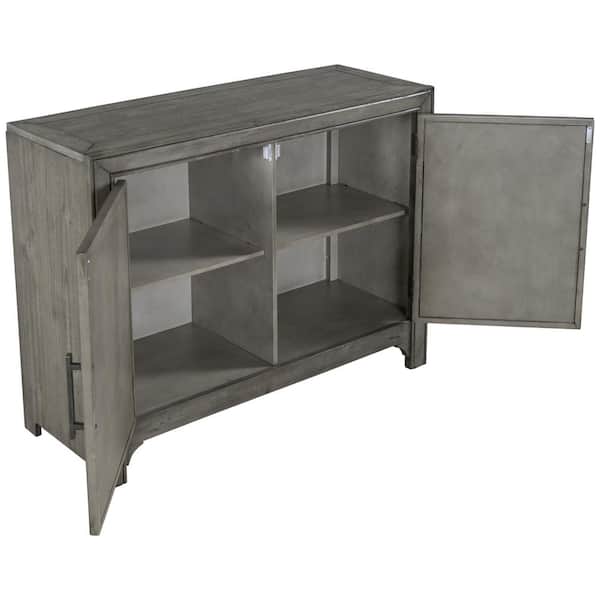 Unbranded 40 in. W x 15 in. D x 31.9 in. H Bathroom Gray Linen Cabinet