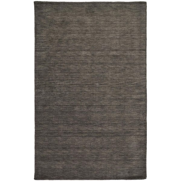 HomeRoots Brown 9 ft. x 13 ft. Solid Color Area Rug