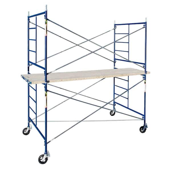 10 ft. x 4 ft. Galvanized Steel Cross Brace to Increase Scaffold Tower Load Capacity, 8-Pack