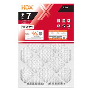 18 in. x 30 in. x 1 in. Allergen Plus Pleated Air Filter FPR 7 (2-Pack)
