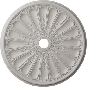 1-1/2 in. x 31-1/2 in. x 31-1/2 in. Polyurethane Kirke Ceiling Medallion, Ultra Pure White
