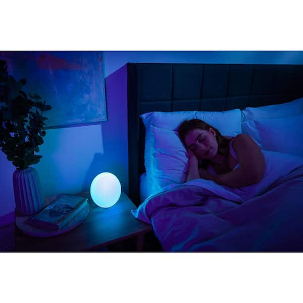 BlissLights BlissRadia Multi-Color Changing Integrated LED, WI-FI, Night Light  LED-RADIA-STN The Home Depot