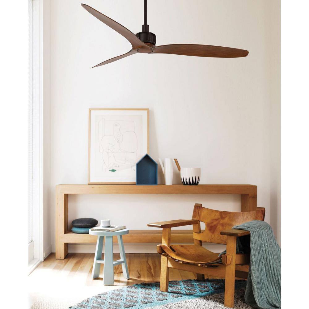 Viceroy Urban Edge 52'' Oil Rubbed Bronze and Dark Koa Ceiling Fan with Remote