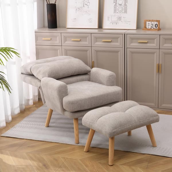 Footstool with 2024 backrest