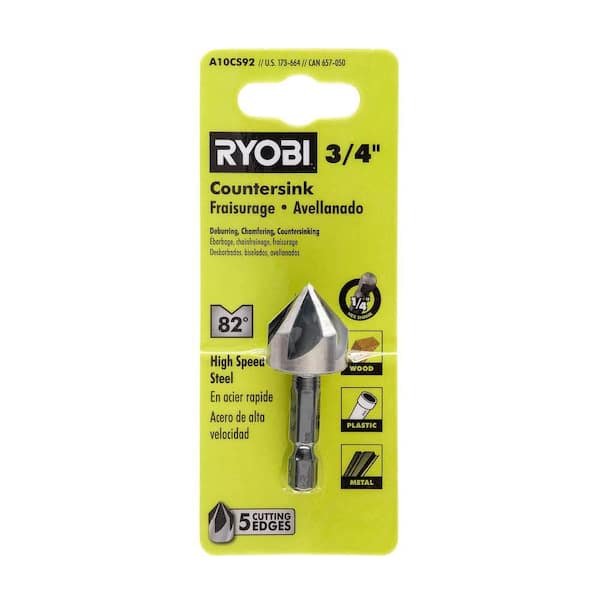 RYOBI 3/4 in. High Speed Steel Countersink