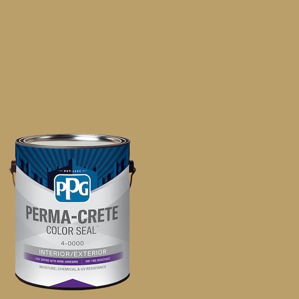 Perma-Crete Color Seal 1 gal. PPG1105-6 Buffalo Hide Satin Concrete Interior/Exterior Stain