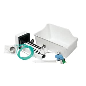 9 in. x 14 in. 5 lbs. Capacity Top Mount Icemaker Installation Kit