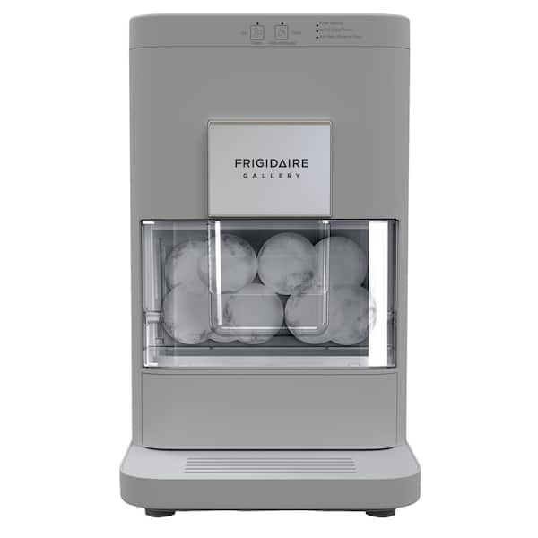 10 lb. Freestanding Portable Round 2 in. Whiskey Ball Shaped Ice Maker in Grey