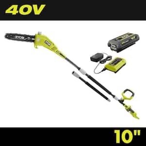 40V 10 in. Cordless Battery Pole Saw with 2.0 Ah Battery and Charger