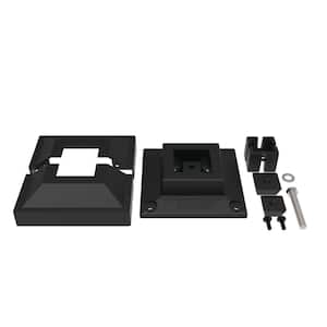 2 in. Black Surface Mount